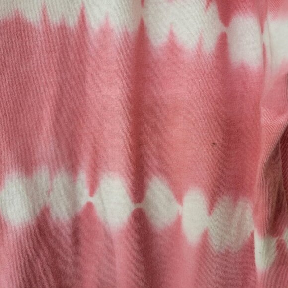 Pink Victoria's Secret Tie Dye Long Sleeve Mock Neck Jersey T Shirt - Picture 4 of 5